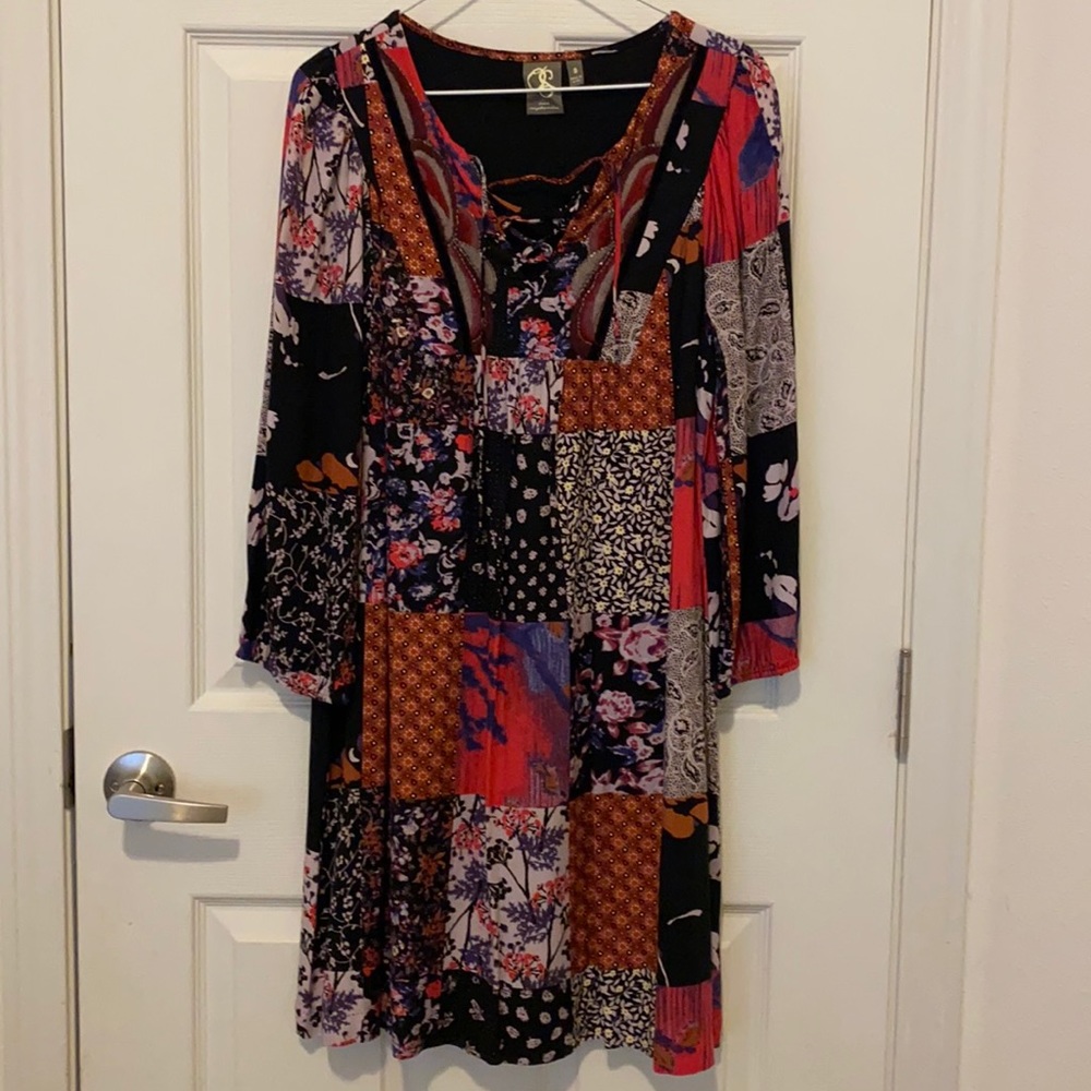 Anthropologie One September Patchwork Dress NWOT